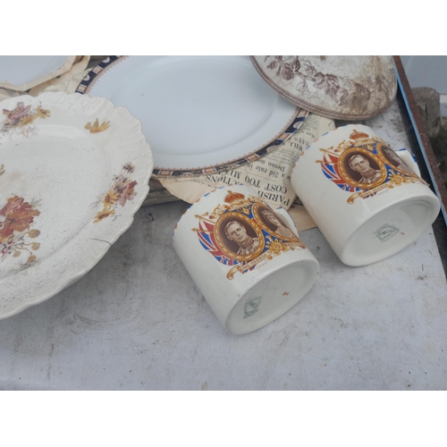 56 - Assorted dinnerware , commemorative ware etc.