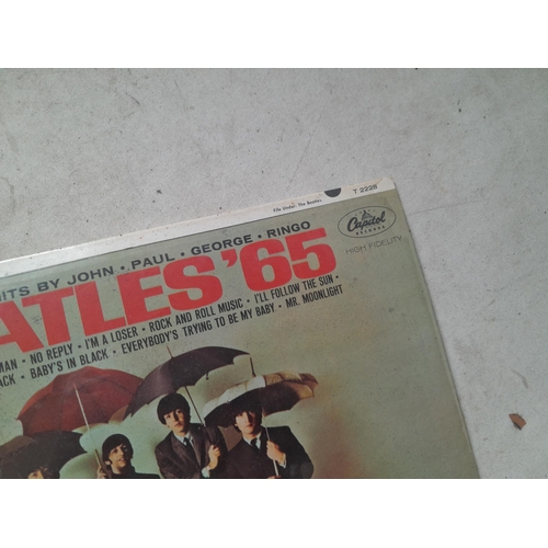 58 - 2 x vinyl record albums : Meet the Beatles US Capitol press T 2047 , record in good order played wit... 