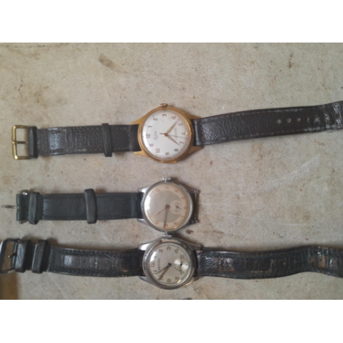 68 - 3 x gents wristwatches : Vertex , Bifora, & Oris & ladies Smiths Astral