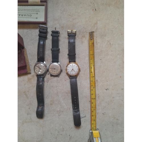 68 - 3 x gents wristwatches : Vertex , Bifora, & Oris & ladies Smiths Astral