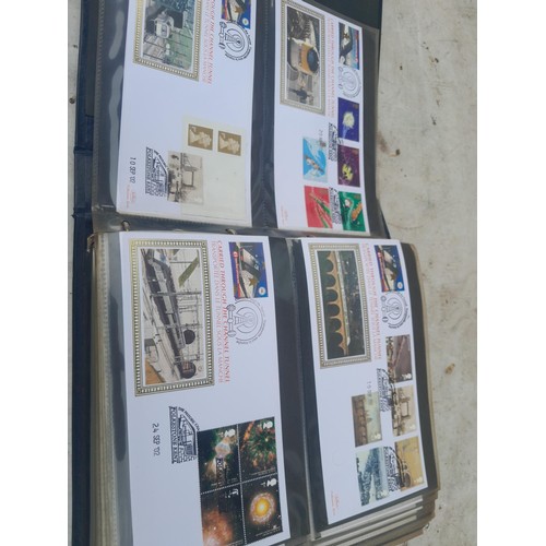 83 - 4 x folders of Stamp First Day Covers :folder of Channel Tunnel , others are multithematic