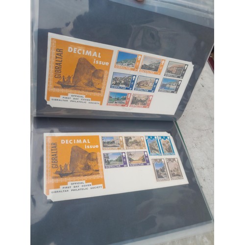 83 - 4 x folders of Stamp First Day Covers :folder of Channel Tunnel , others are multithematic