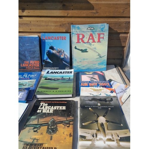 107 - Box of books : Mainly military aviation history