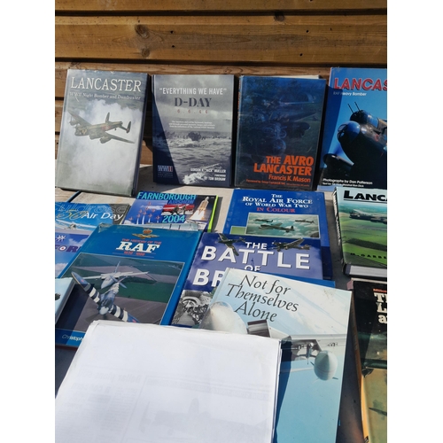 107 - Box of books : Mainly military aviation history