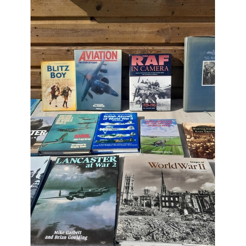 113 - Box of books : Mainly military aviation history : So Many by B Gunstan