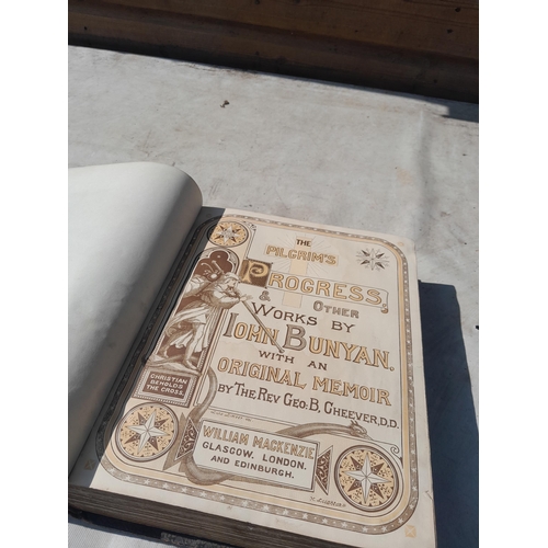 122 - Single leather bound volume : Bunyan's Works