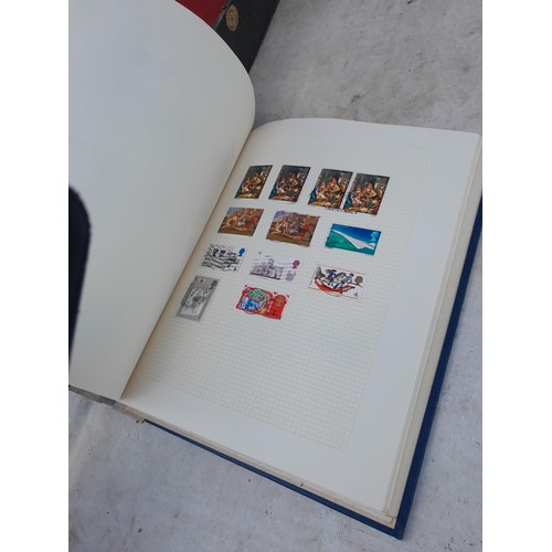 139 - Box file of stamps, an album of World stamps and a Commonwealth collection in album