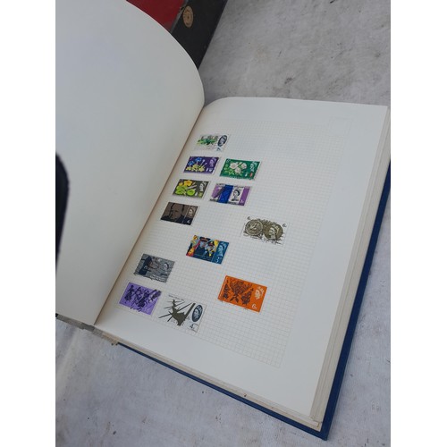 139 - Box file of stamps, an album of World stamps and a Commonwealth collection in album