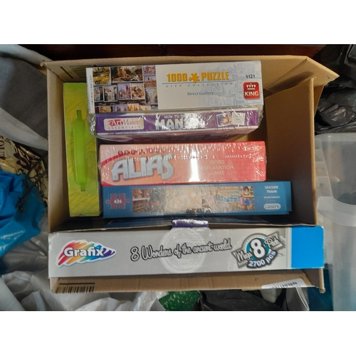 267 - 2 x boxes of childs games and puzzles