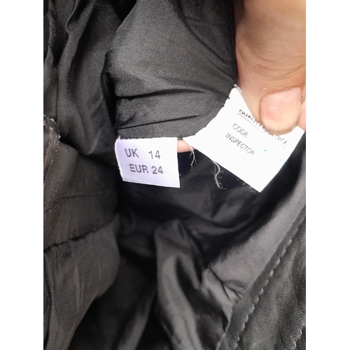 284 - Ladies Belstaff jacket and leather motorcycle trousers by Ashman