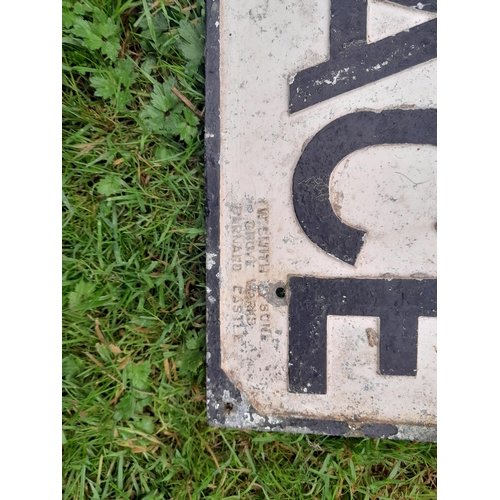 358 - Fortfield Terrace aluminium alloy street sign (Sidmouth & Stroud history interest)