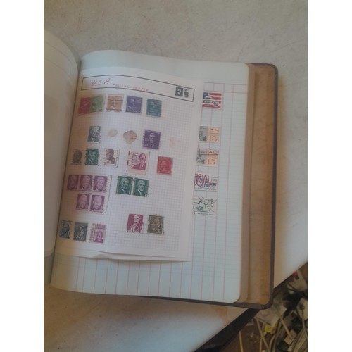 428 - Stamps : approx 8 kg of stamps, 1 x album of used and mint stamps of the world, Gay Venture and Nobb... 