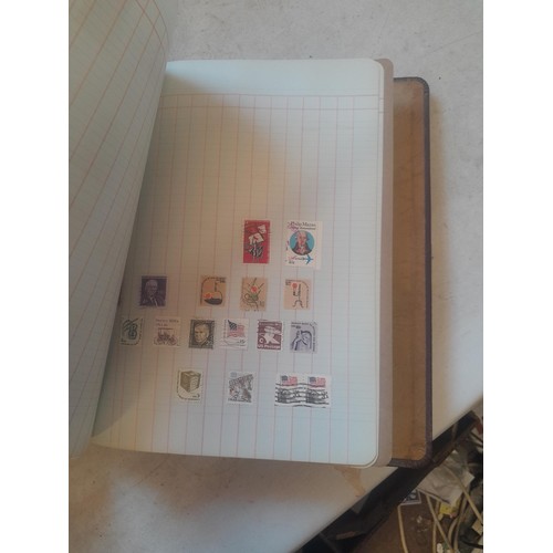 428 - Stamps : approx 8 kg of stamps, 1 x album of used and mint stamps of the world, Gay Venture and Nobb... 