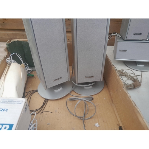 454 - Panasonic speakers, DH GMD 10 ut, Cisco Seires 1841 etc.