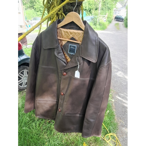 476 - Woodhouse collection leather jacket large