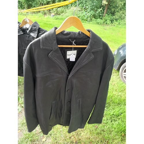 477 - Keenan Leather Company leather jacket XL