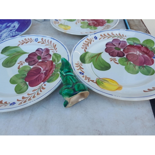 37 - Note multiple photographs : large array of decorative china, some with light chipping, blue and whit... 