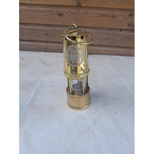 63 - Vintage brass miners lamp : Protector Lamp & Lighting  Ltd