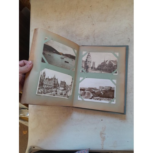 115 - Postcards : 3 x albums of postcards , 2 x early to mid 20th century multi thematic with some west co... 