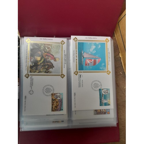 6 - Assorted stamp first day covers in 2 x folders and loose in a box