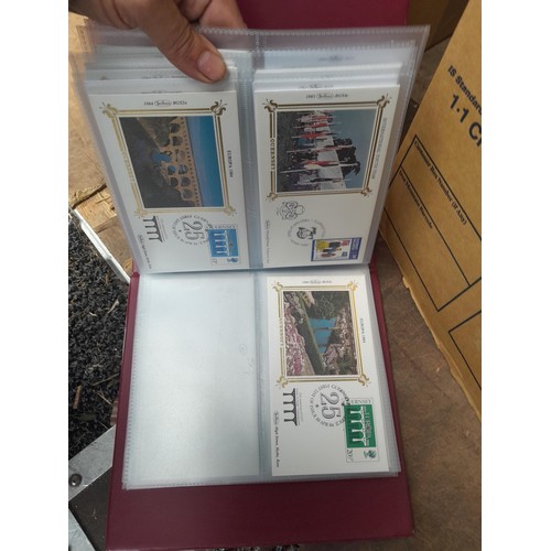 6 - Assorted stamp first day covers in 2 x folders and loose in a box