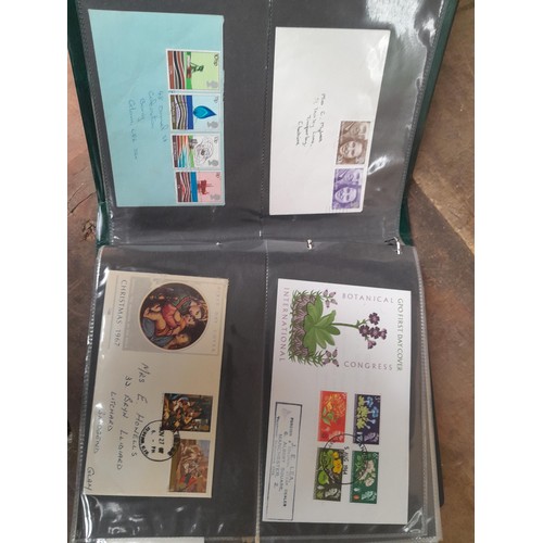 8 - Stamp First Day covers in 2 x Royal Mail and 2 x Kestrel albums