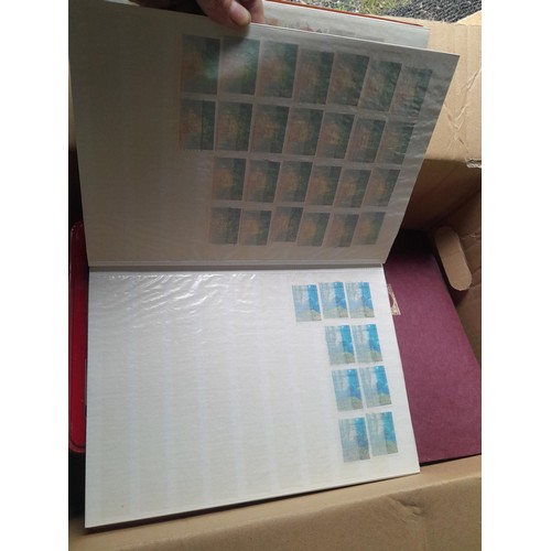 12 - Stamps :  British Accumulation some mint but mostly used in a shoe box and tin loose and on stock sh... 