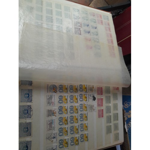 16 - Stamps : 2 x stock books containing mainly Czechoslovakia with duplication