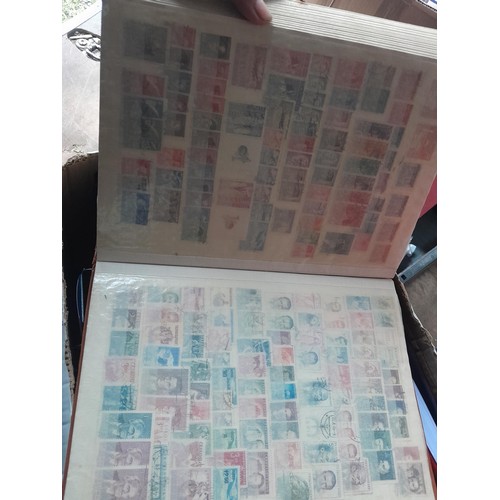 16 - Stamps : 2 x stock books containing mainly Czechoslovakia with duplication