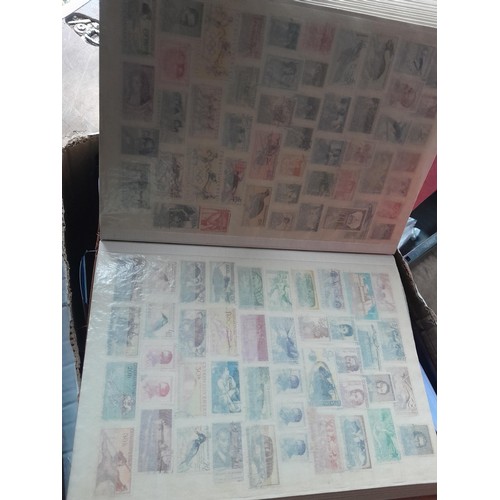 16 - Stamps : 2 x stock books containing mainly Czechoslovakia with duplication