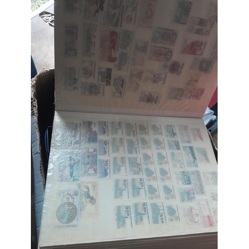 16 - Stamps : 2 x stock books containing mainly Czechoslovakia with duplication