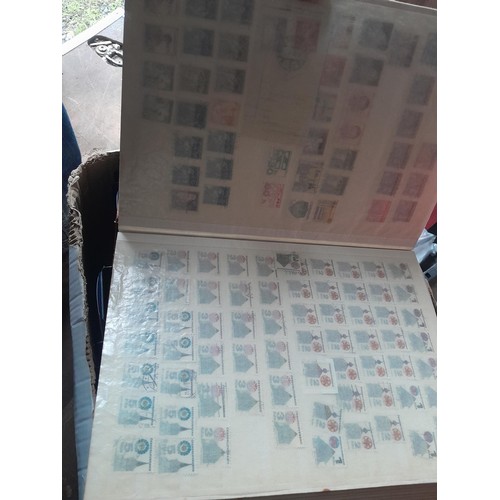 16 - Stamps : 2 x stock books containing mainly Czechoslovakia with duplication