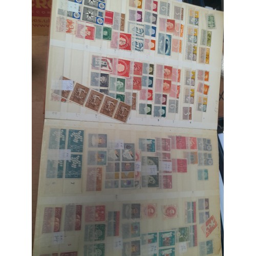 23 - 3 x stock books with a large accumulation of stamps of the Netherlands, a few used but mainly unmoun... 