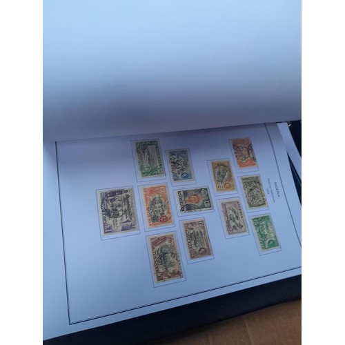 24 - Stamps of British Africa, 11 clean folders with printed pages for various countries either empty or ... 