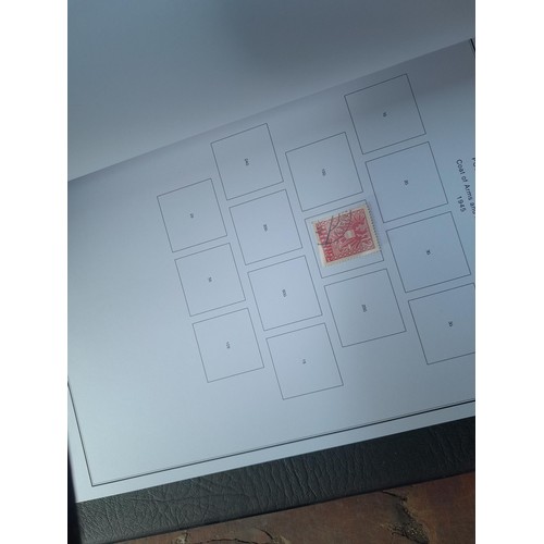 25 - Stamps: 10 x binders with printed pages for various foreign countries : China Japan, Brazil etc., sp... 