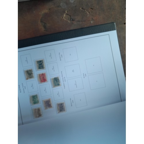 25 - Stamps: 10 x binders with printed pages for various foreign countries : China Japan, Brazil etc., sp... 