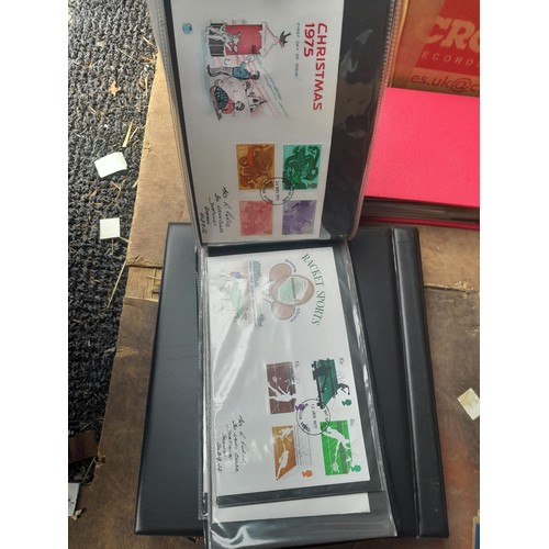 27 - Loose British Stamp First day Covers with 5 x folders of FDC and postal history