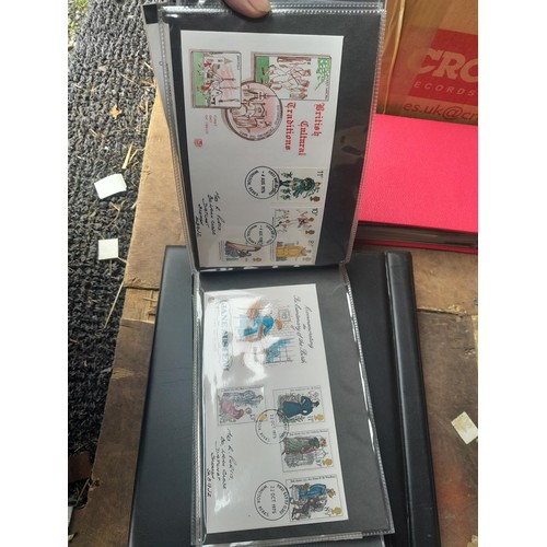 27 - Loose British Stamp First day Covers with 5 x folders of FDC and postal history