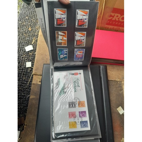 27 - Loose British Stamp First day Covers with 5 x folders of FDC and postal history