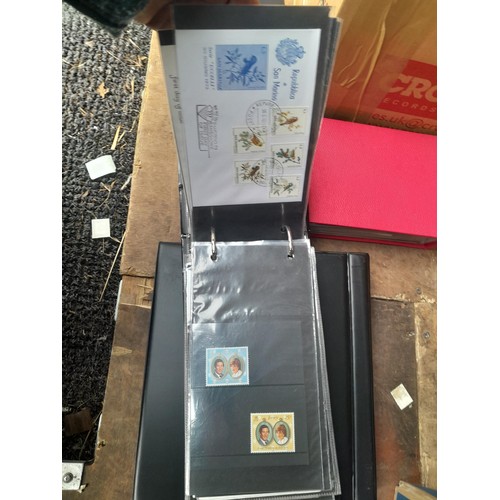 27 - Loose British Stamp First day Covers with 5 x folders of FDC and postal history