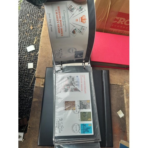 27 - Loose British Stamp First day Covers with 5 x folders of FDC and postal history