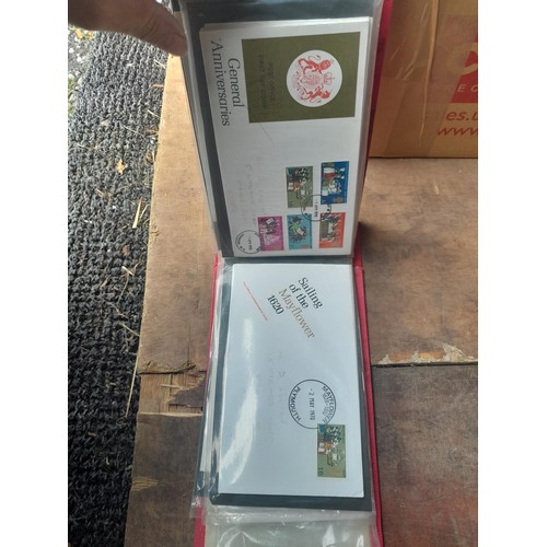 27 - Loose British Stamp First day Covers with 5 x folders of FDC and postal history