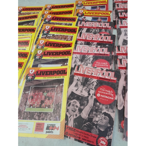 391 - Mainly Liverpool Football Club magazines and programmes & aviation interest VHS videos