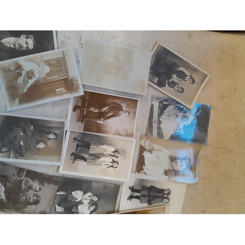 440 - Early 20th century black and white collection of postcards