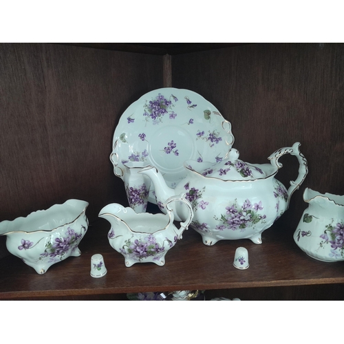 6 - Spode Victorian Violet teaware