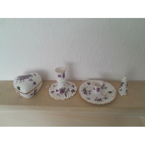 6 - Spode Victorian Violet teaware