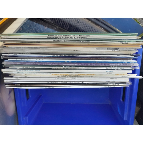 13 - Box of records : 1970s and 1980s Commercial pop on major labels