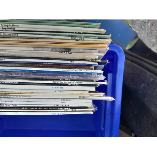 13 - Box of records : 1970s and 1980s Commercial pop on major labels