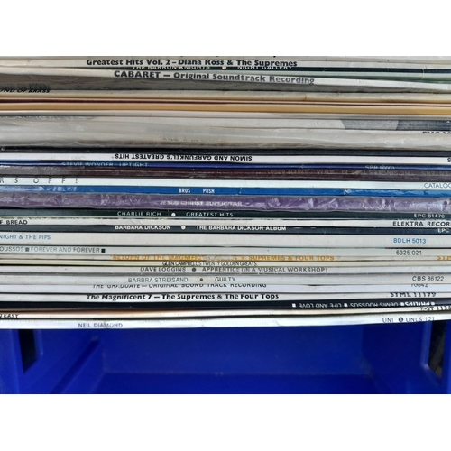 13 - Box of records : 1970s and 1980s Commercial pop on major labels