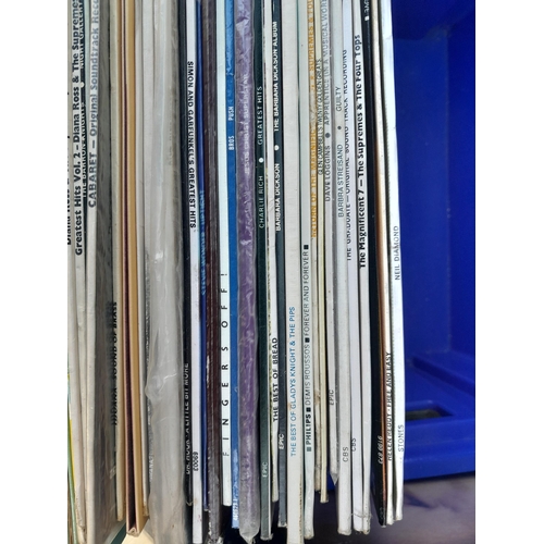 13 - Box of records : 1970s and 1980s Commercial pop on major labels